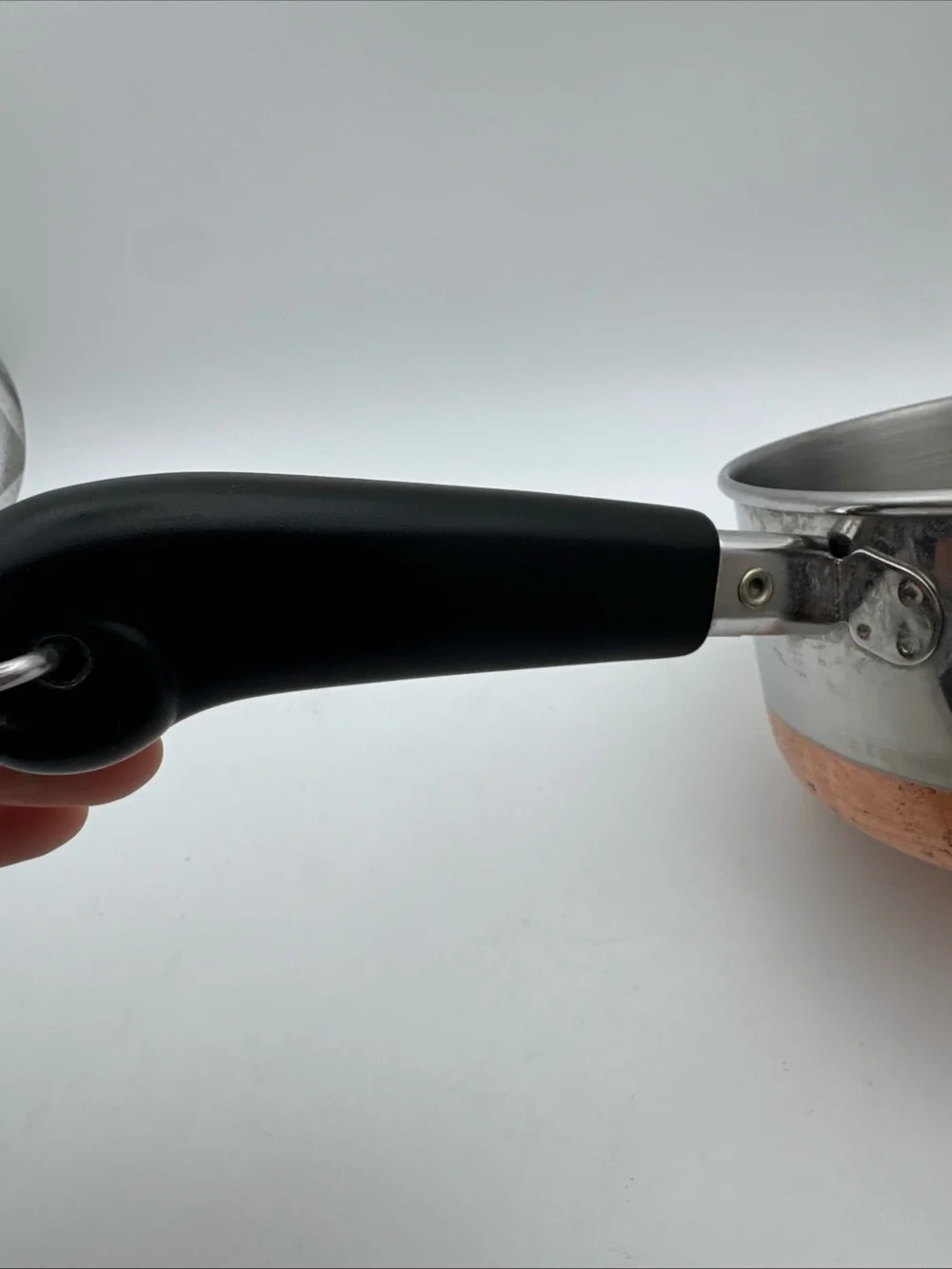 Vintage Revere Ware 1 Quart Stainless Steel Saucepan Copper Clad Bottom and Lid